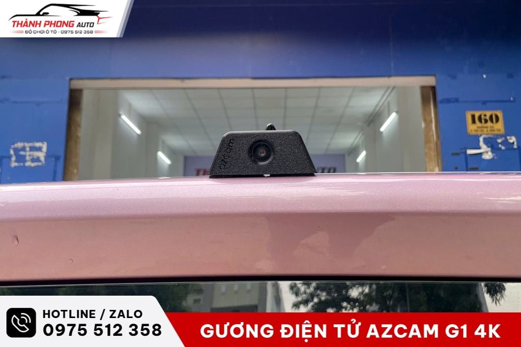 vinfast vf3 lắp gương điện tử azcam g1 4k