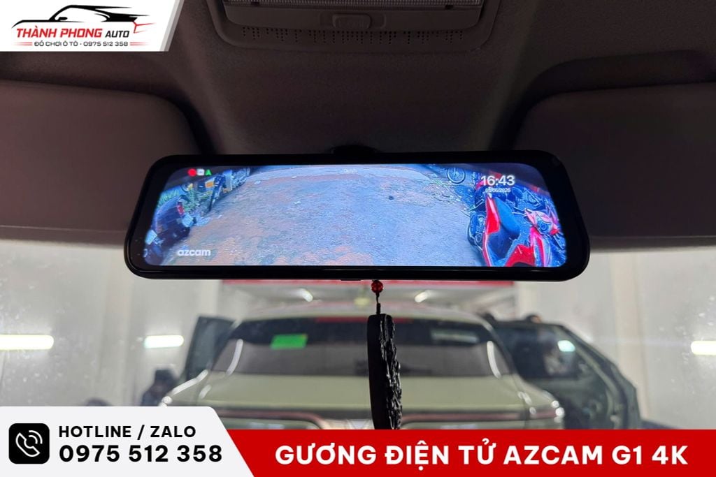vinfast vf3 lắp gương điện tử azcam g1 4k