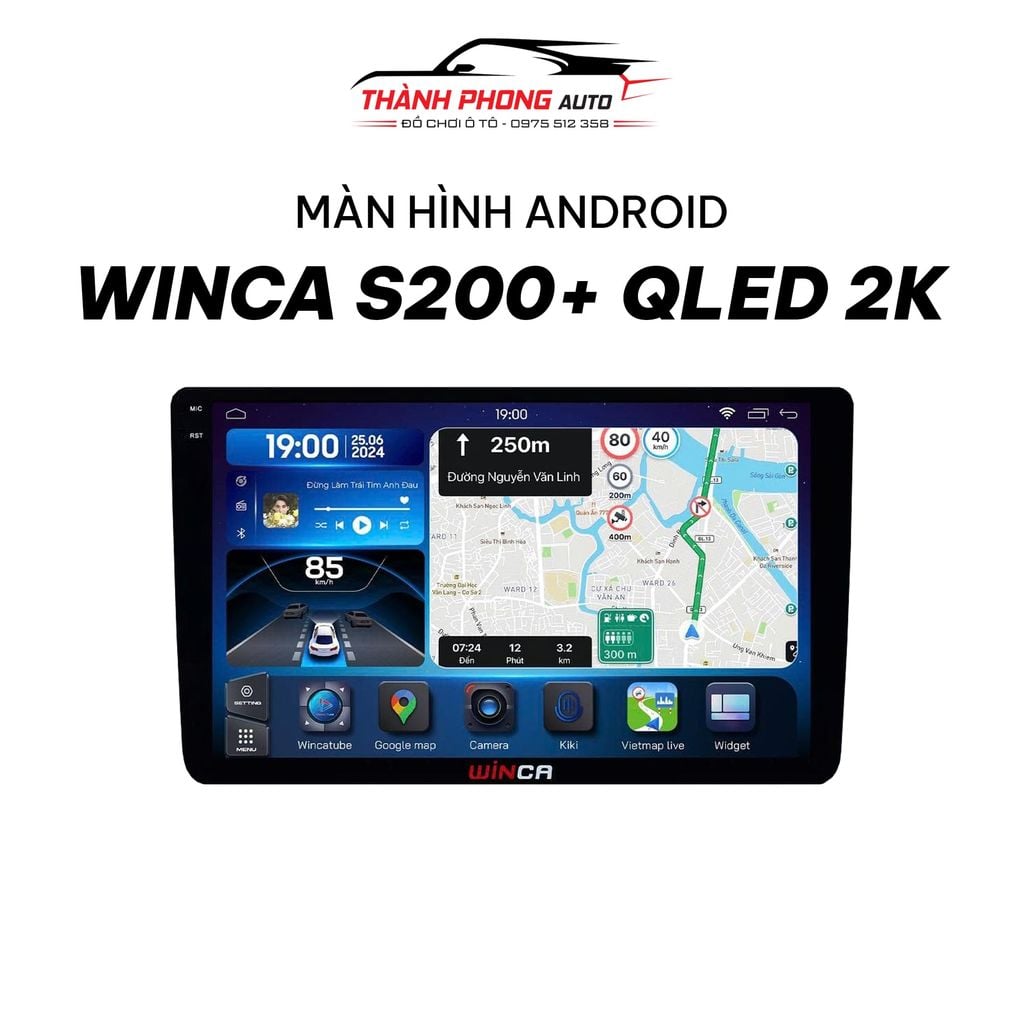 màn hình android winca s200+ QLED 2K