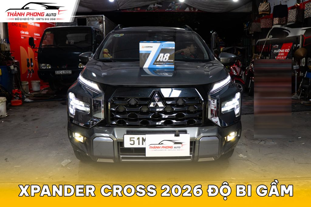 xpander cross 2026 độ bi gầm