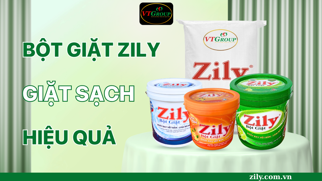 Bột Giặt Zily - Giặt Sạch Hiệu Quả, An Toàn Cho Da Tay