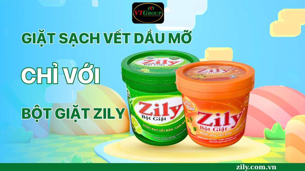 Cách Giặt Sạch Vết Dầu Mỡ Trên Quần Áo Chỉ Với Bột Giặt Zily