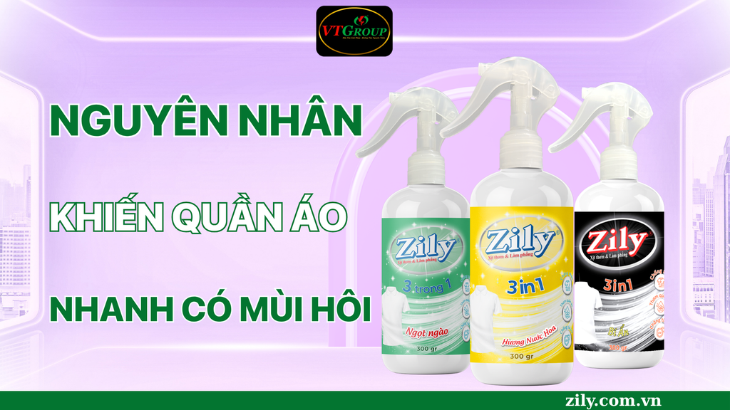 Nguyên Nhân Khiến Quần Áo Nhanh Có Mùi Hôi