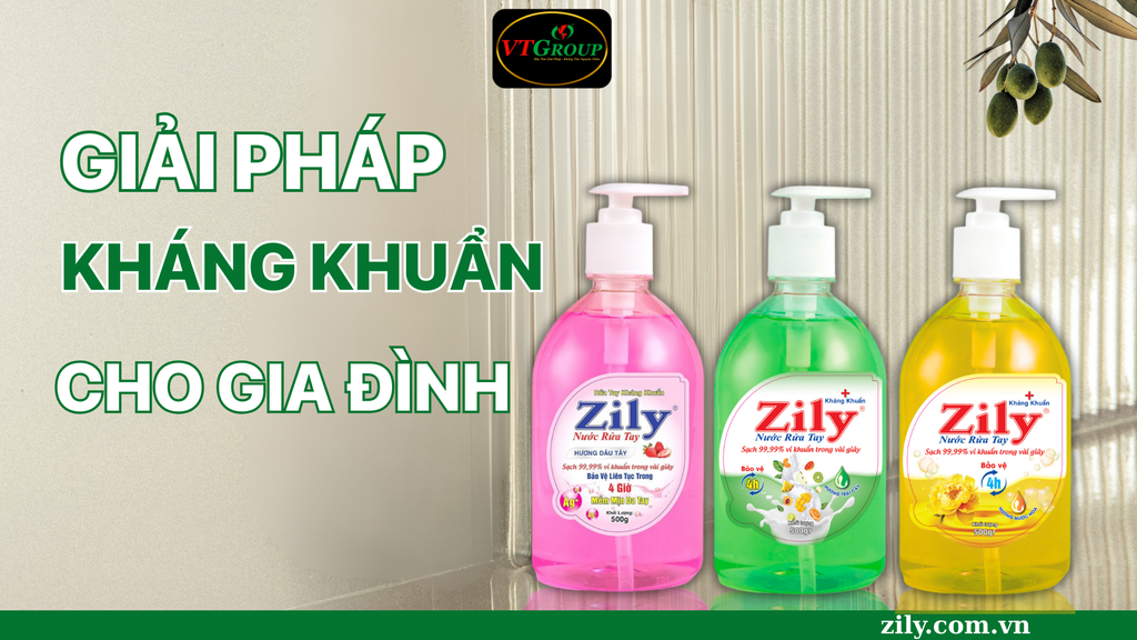 Nước Rửa Tay Zily - Giải Pháp Diệt Khuẩn Nhanh Cho Gia Đình