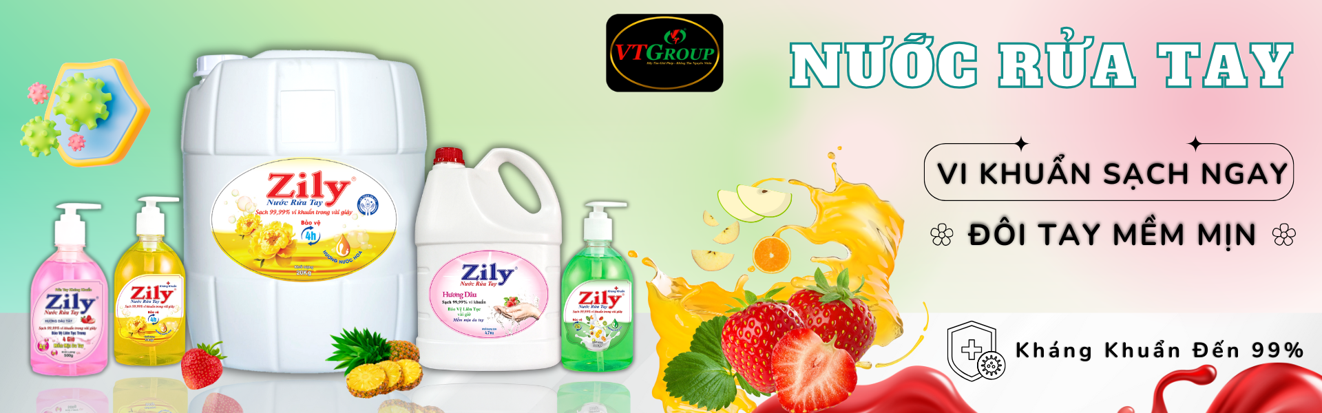 Nước Rửa Tay Zily