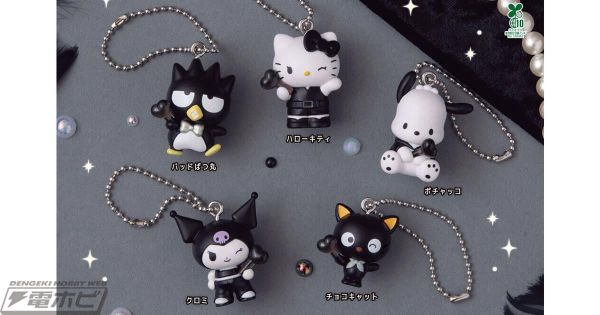 Sanrio Characters Color Collection Black: gashapon charm đen ra mắt tháng 9/2026