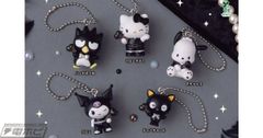 Sanrio Characters Color Collection Black: gashapon charm đen ra mắt tháng 9/2026