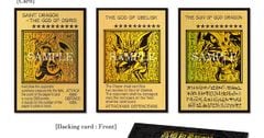 Sở hữu bộ thẻ bài Tam Hỏa Thần Ai Cập tại triển lãm nghệ thuật Yu-Gi-Oh của Kazuki Takahashi