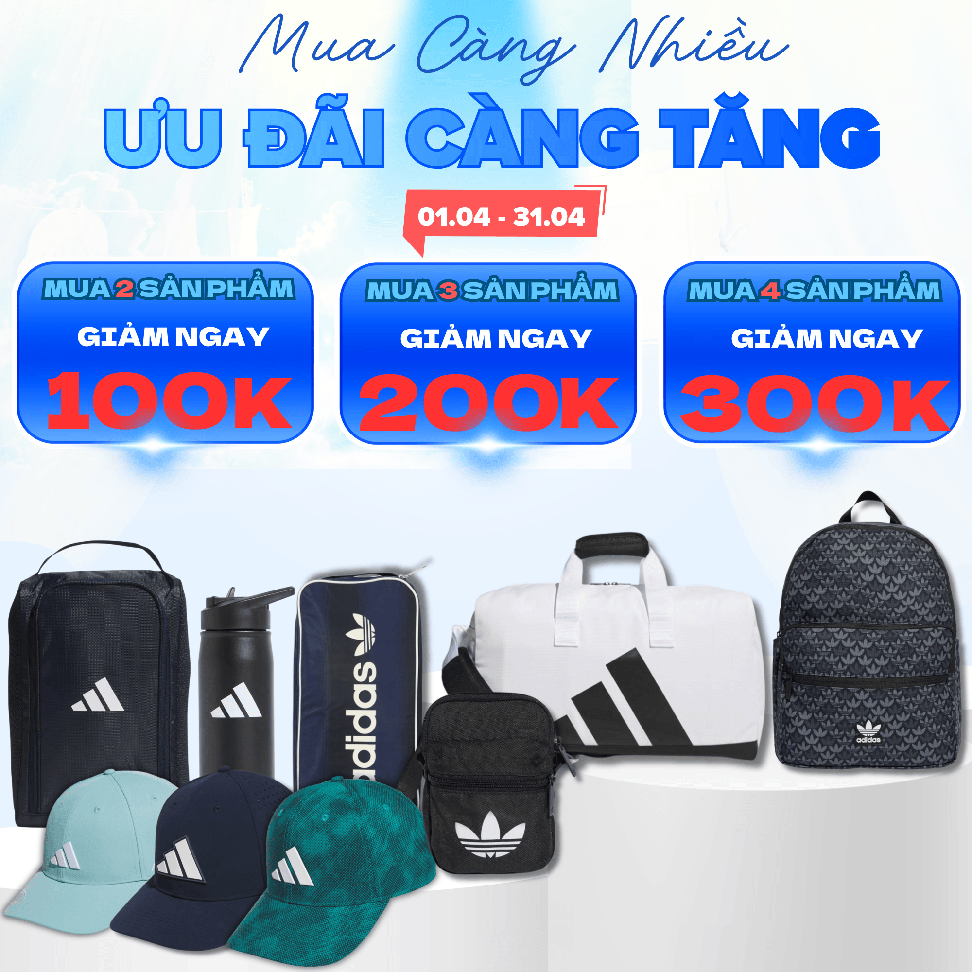 CHIẾN THUẬT LÊN ĐỒ THÁNG 4: MUA CÀNG ĐÔNG, GIẢM CÀNG ĐẬM! 🛍️✨