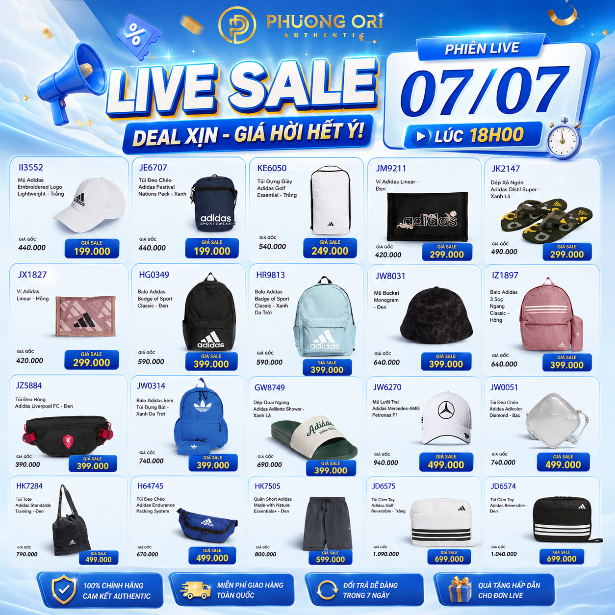 LIVE 07.07 | DEAL HOT CHỈ CÓ TRONG PHIÊN LIVE 18H00