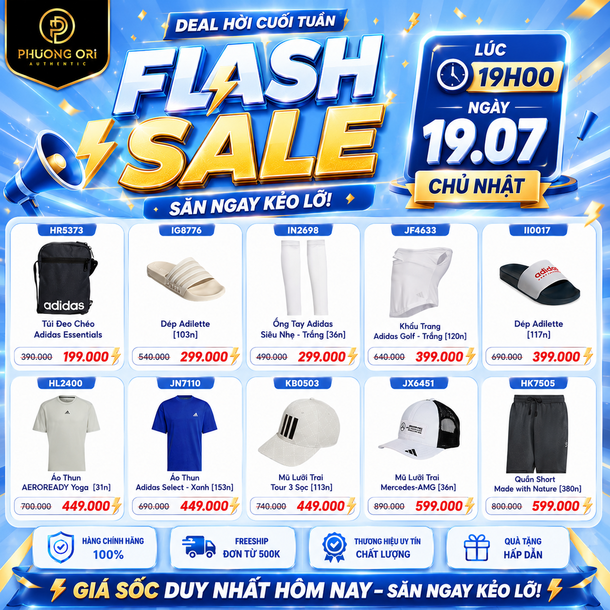 FLASH SALE CHỦ NHẬT – GIÁ SỐC DUY NHẤT NGÀY 19.07!