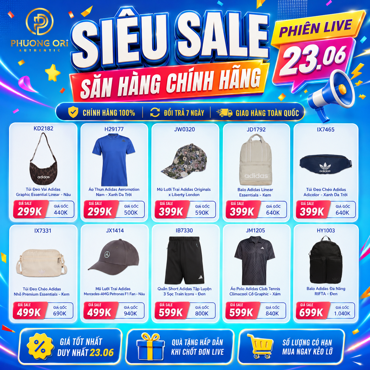 PHIÊN LIVE 23.06 | HÀNG LOẠT MẪU HOT LÊN SÓNG