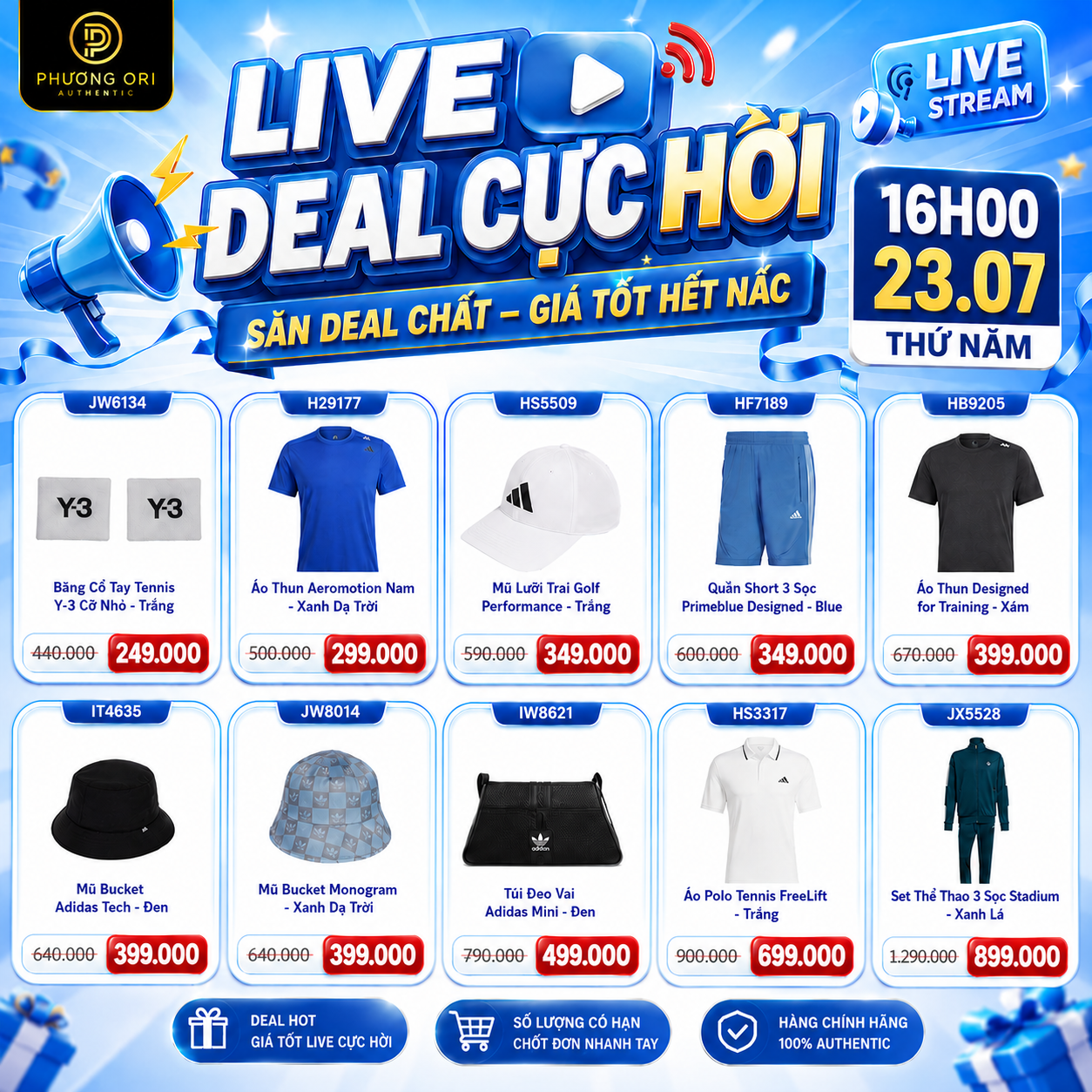 LIVE DEAL CỰC HỜI – GIÁ TỐT HẾT NẤC!