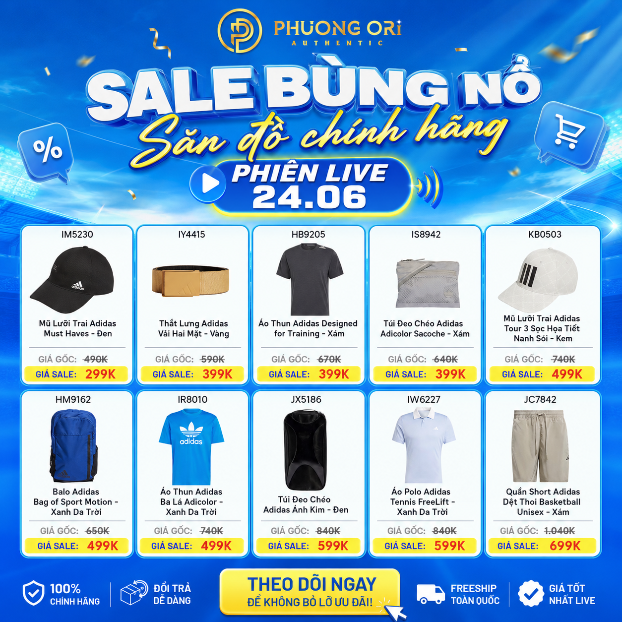 LIVE 24.06 | SĂN HÀNG HOT GIỮA TUẦN