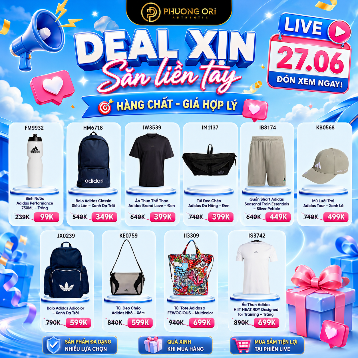 LIVE 27.06 | LOẠT PHỤ KIỆN & THỜI TRANG CỰC HOT ĐÃ LÊN KỆ LIVE