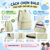 CÁCH CHỌN BALO PHÙ HỢP CHO BÉ ĐI HỌC