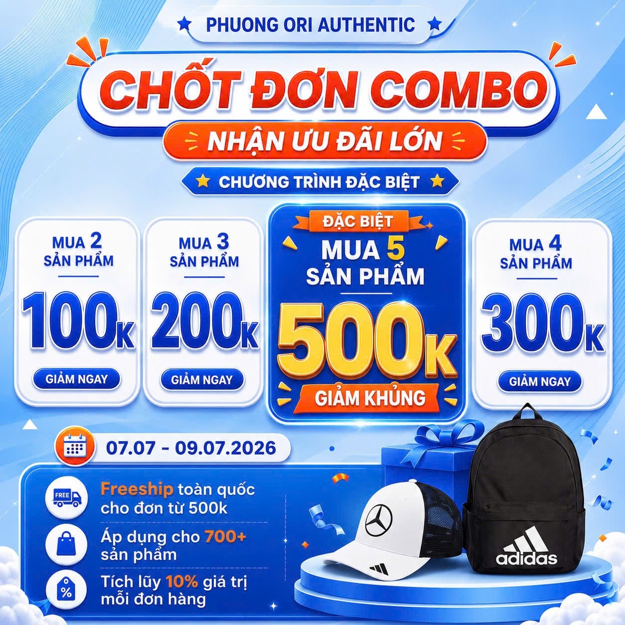 CHỐT ĐƠN COMBO – NHẬN ƯU ĐÃI LỚN