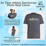 ÁO THUN ADIDAS SPORTSWEAR PHOTO REAL LINEAR – RETRO, CÁ TÍNH