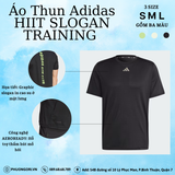 ÁO THUN ADIDAS HIIT SLOGAN TRAINING – GỌN NHẸ, KHÔ THOÁNG, SẴN SÀNG CHO MỌI BUỔI TẬP