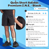 QUẦN SHORT ADIDAS PREMIUM Z.N.E. – ĐEN | THOẢI MÁI, GỌN GÀNG, ĐẬM CHẤT THỂ THAO