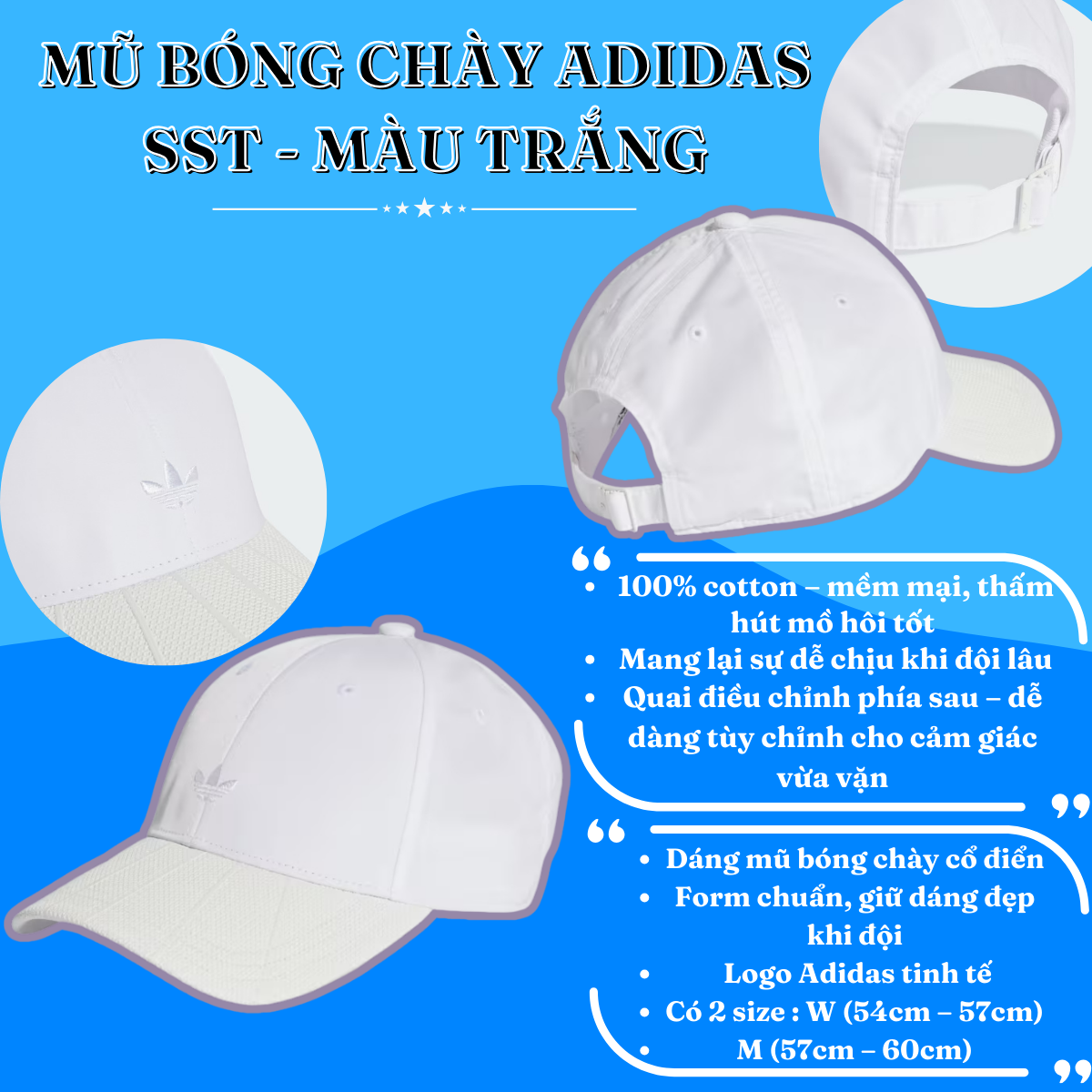 🧢 Mũ Lưỡi Trai Adidas VRST – OFF WHITE / COLLEGIATE GREEN