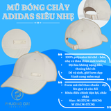 🧢 Mũ Bóng Chày Adidas Siêu Nhẹ – Màu Kem, Tinh Tế & Dễ Phối Mỗi Ngày