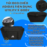 🎒 Túi Đeo Chéo Adidas Tiện Dụng Utility X-body – Màu Đen Gọn Gàng – Đa Năng – Chuẩn Phong Cách Đô Thị