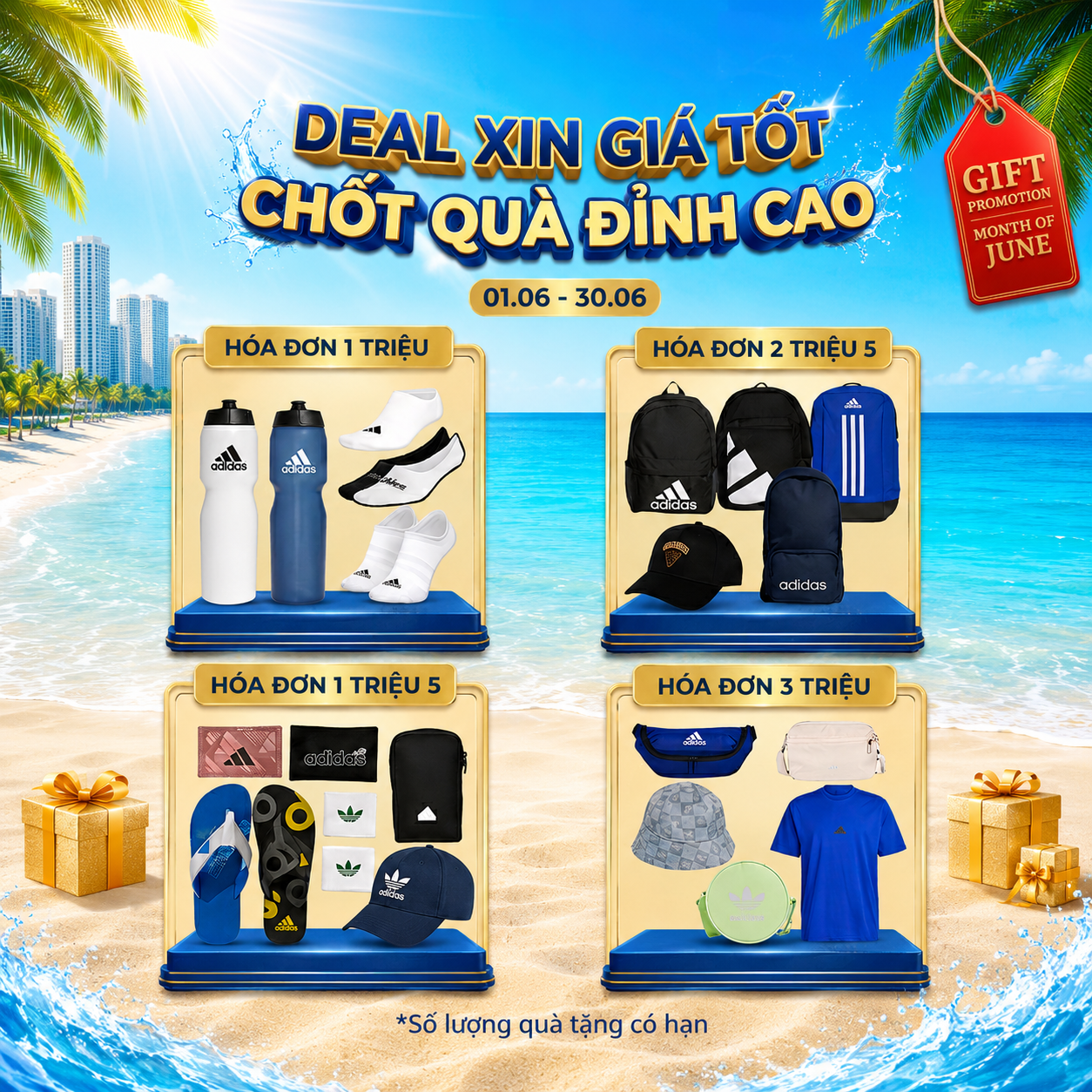Quà Tặng Tháng 06