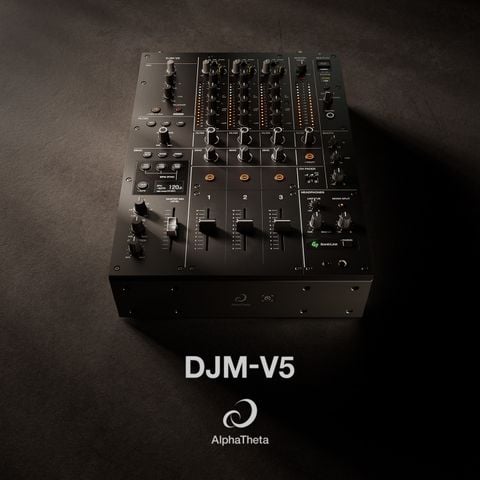 DJM-V5 - Mixer 3 kênh nhỏ gọn thế hệ mới đến từ AlphaTheta.