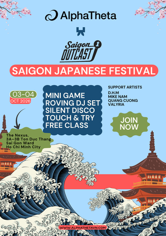 AlphaTheta Vietnam Mang Không Gian Âm Nhạc Điện Tử Đến Saigon Japanese Festival 2026
