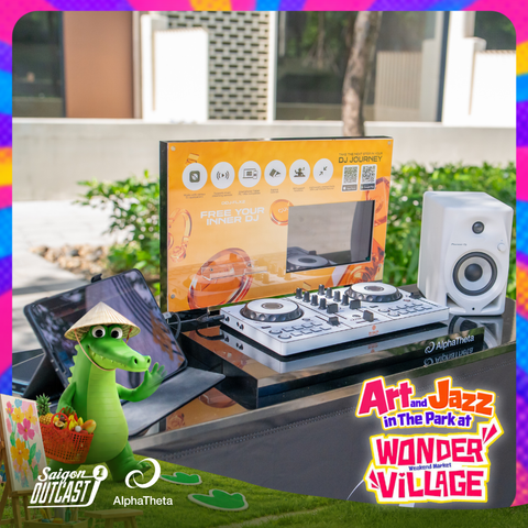 Trải nghiệm chơi nhạc cực dễ cùng AlphaTheta Vietnam tại Art & Jazz in the Park