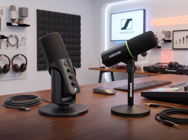 Sennheiser Profile USB vs Shure MV6: Micro USB nào phù hợp với bạn?