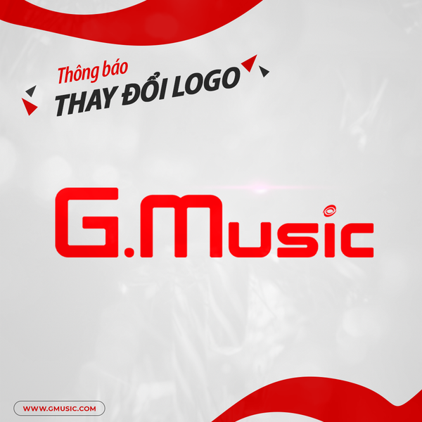 G.Music chính thức thay đổi logo: Tối giản - Hiện đại - Nhận diện mạnh mẽ hơn