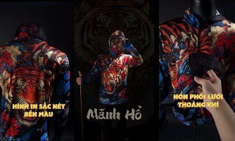 CLIP REVIEW ÁO CÂU CÁ MÃNH HỔ