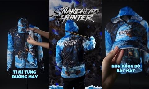 CLIP REVIEW ÁO CÂU CÁ SNAKEHEAD HUNTER