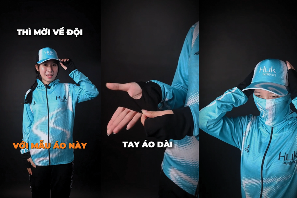 ÁO CÂU CÁ HUK SALEXO