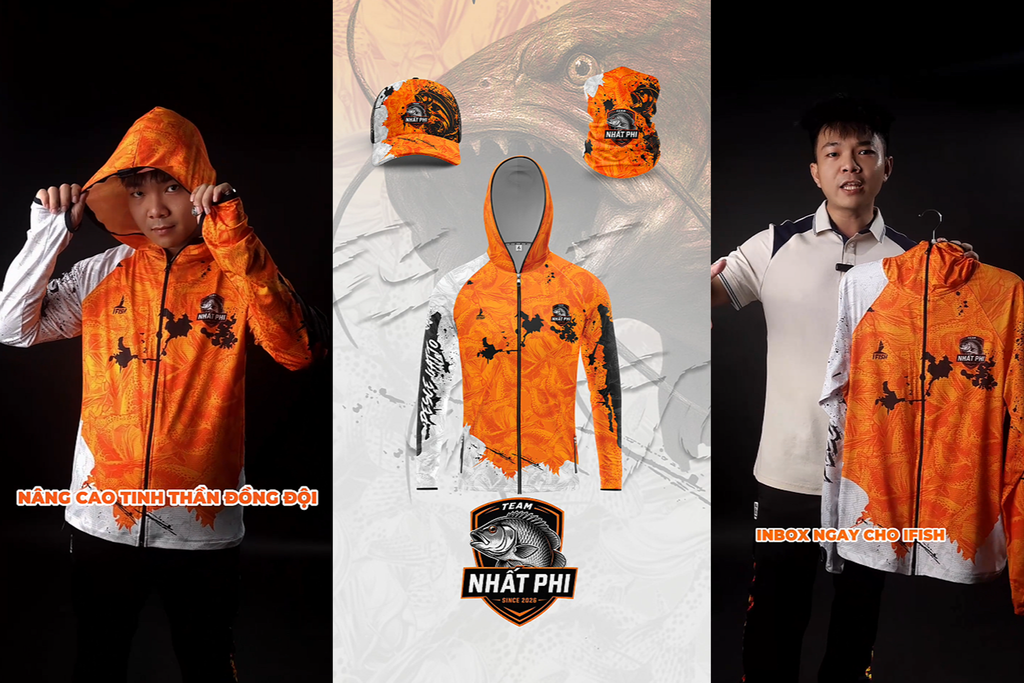 Ifish vừa hoàng thành áo câu cá cho Team Nhất Phi