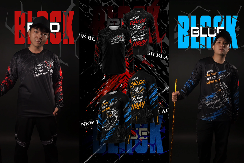 BLACK RED x BLACK BLUE
