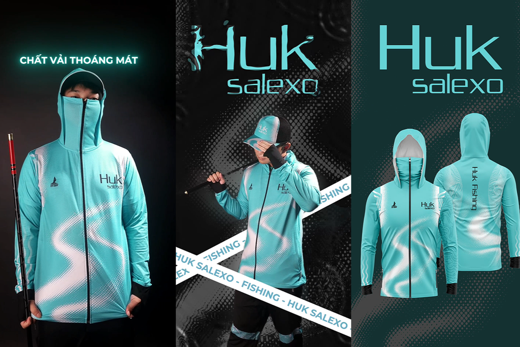 ÁO CÂU CÁ HUK SALEXO