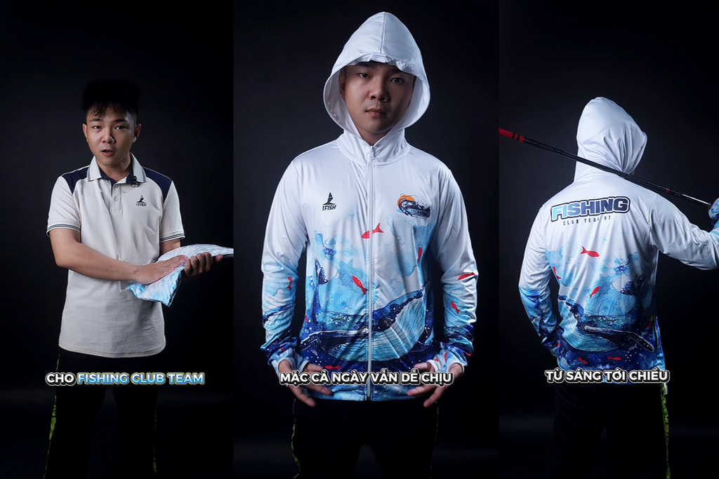 IFISH hoàn thiện áo câu cá cho Fishing Club Team