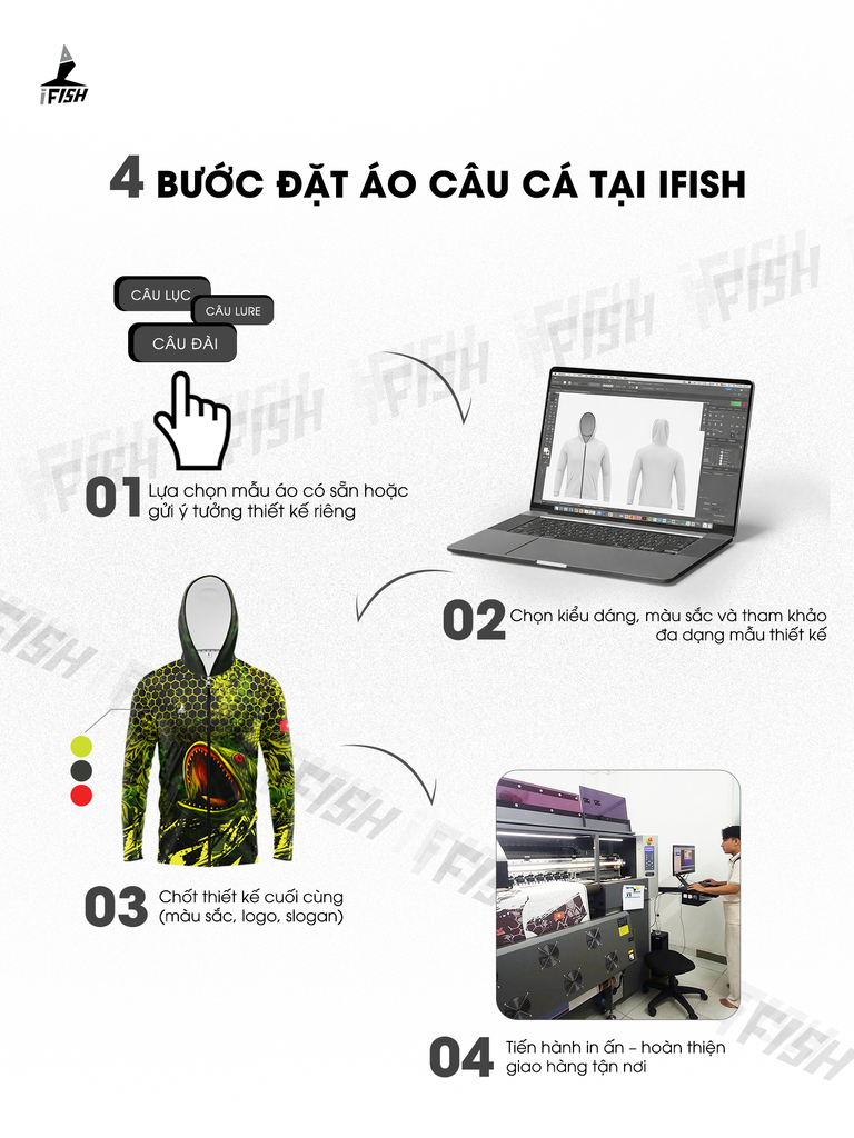 Muốn có áo câu riêng cho team – chuẩn gu – phong cách riêng 🎣