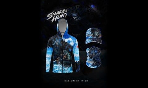 HÌNH POSTER ÁO CÂU CÁ SNAKEHEAD HUNTER