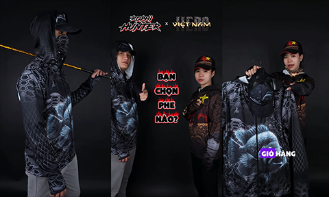 CLIP ÁO CÂU CÁ ROPHI HUNTER & VIỆT NAM HERO : BẠN CHỌN PHE NÀO?
