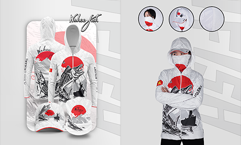 HÌNH MỞ BÁN ÁO CÂU CÁ WAHOO FISH