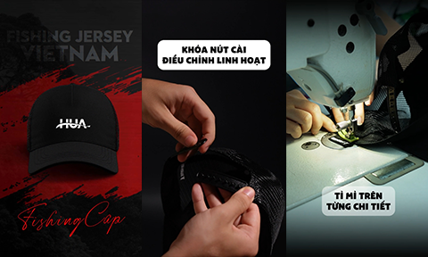 CLIP ANIMATION NÓN CÂU CÁ FISHING CAP