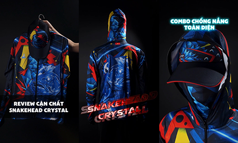 CLIP REVIEW CẬN CHẤT ÁO CÂU CÁ SNAKEHEAD CRYSTAL