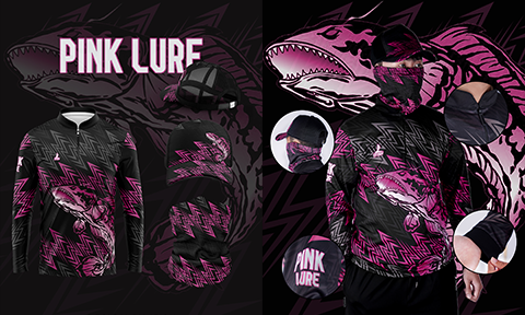 HÌNH MỞ BÁN ÁO CÂU CÁ PINK LURE