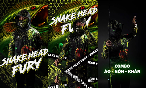 CLIP ANIMATION ÁO CÂU CÁ SNAKEHEAD FURY