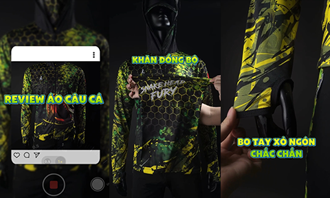 CLIP REVIEW ÁO CÂU CÁ SNAKEHEAD FURY