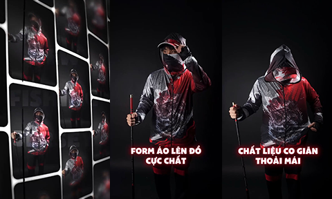 CLIP ANIMATION ÁO CÂU CÁ BLACK HUNTER